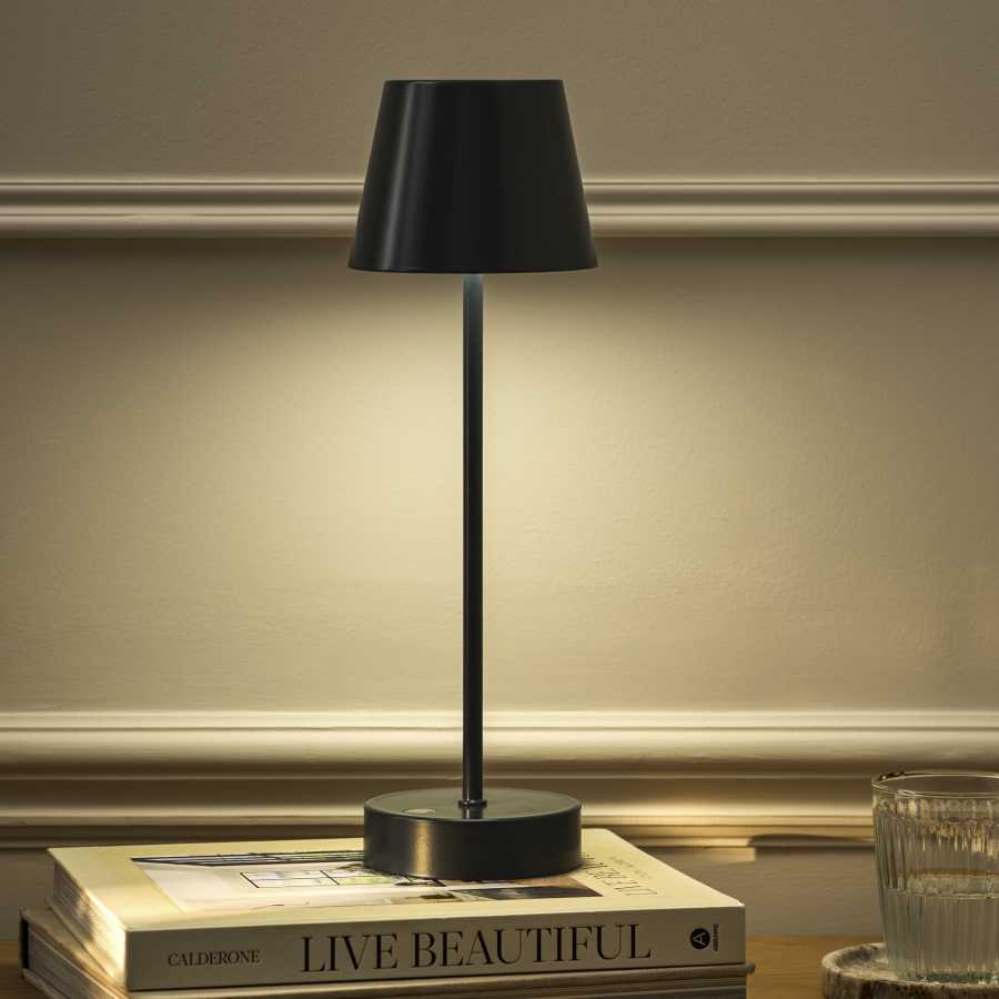 Garden Trading Winstone Rechargeable Table Lamp Carbon