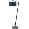 Good&Mojo Andes Floor Lamp - Denim Blue & Black