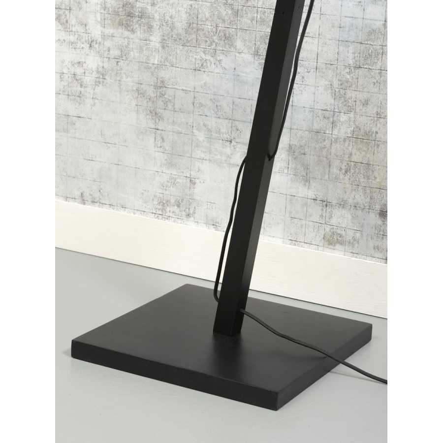 Good&Mojo Andes Floor Lamp - Dark Grey & Black