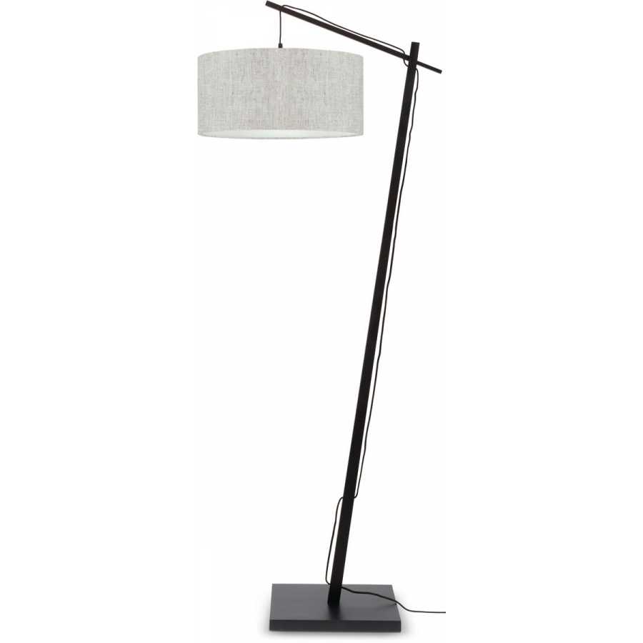 Good&Mojo Andes Floor Lamp - Light Linen & Black