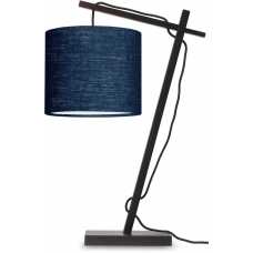 Good&Mojo Andes Table Lamp - Denim Blue & Black