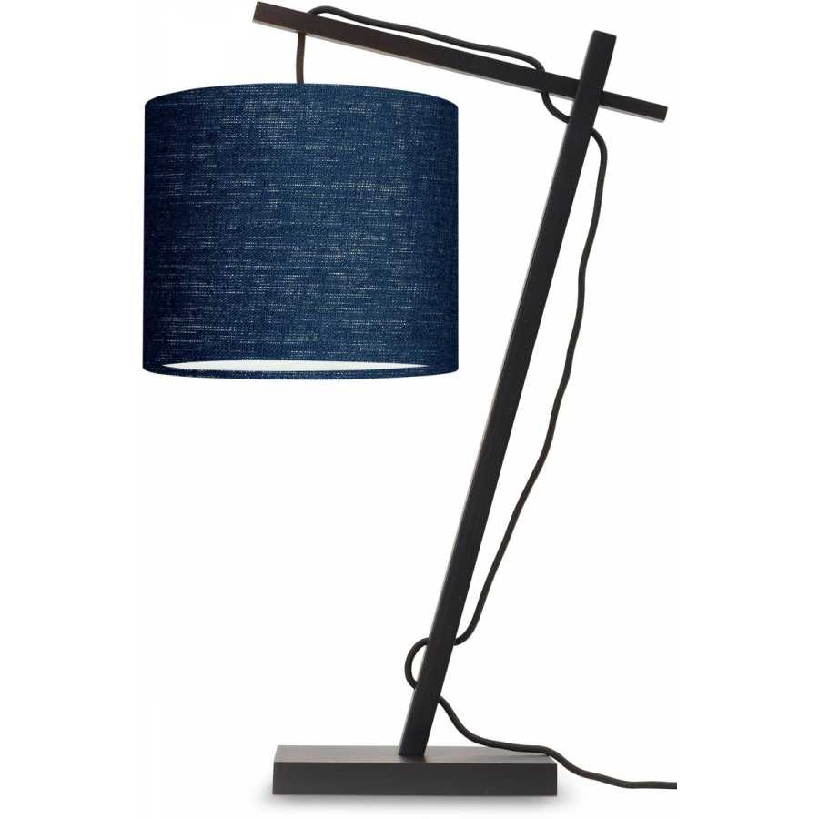 Good&Mojo Andes Table Lamp - Denim Blue & Black