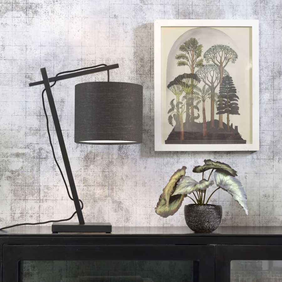 Good&Mojo Andes Table Lamp - Dark Grey & Black