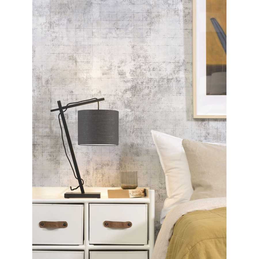 Good&Mojo Andes Table Lamp - Dark Grey & Black