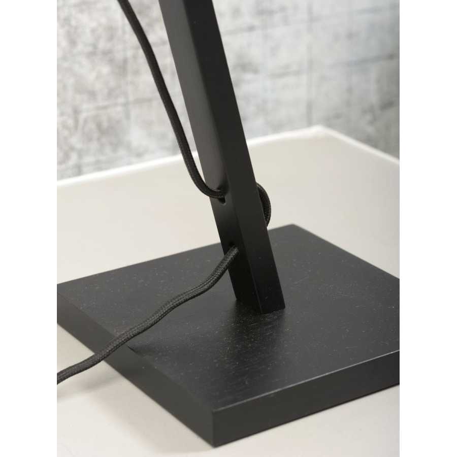 Good&Mojo Andes Table Lamp - Dark Grey & Black