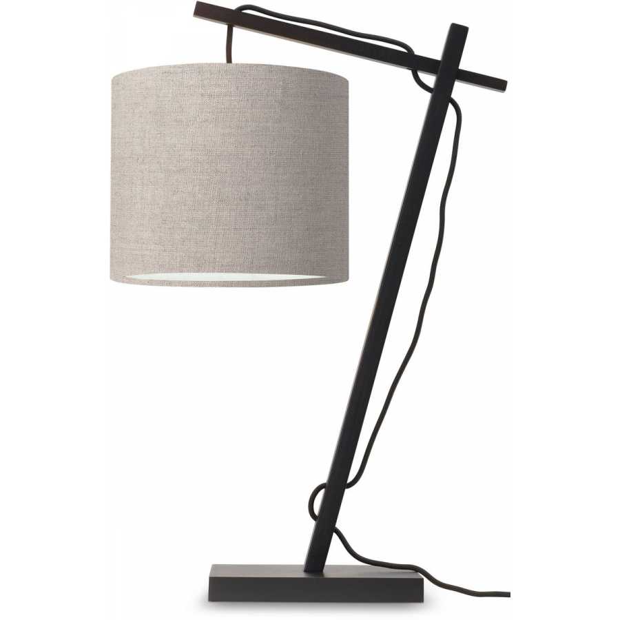 Good&Mojo Andes Table Lamp - Dark Linen & Black