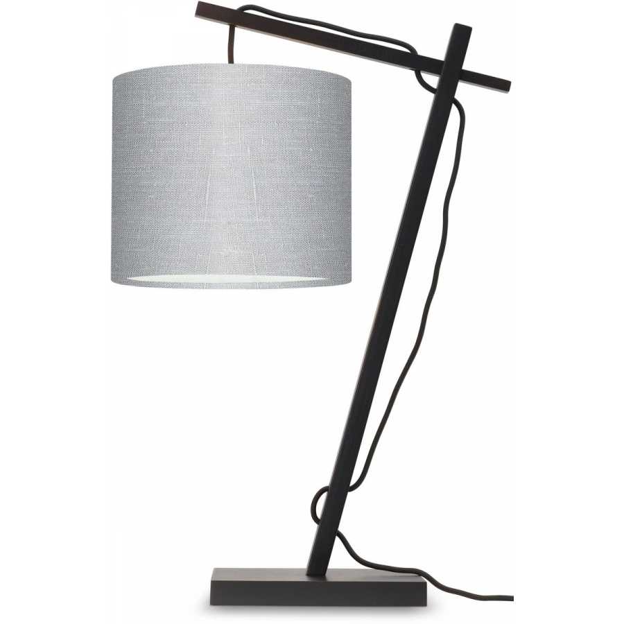 Good&Mojo Andes Table Lamp - Light Grey & Black