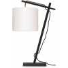 Good&Mojo Andes Table Lamp - White & Black