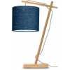 Good&Mojo Andes Table Lamp - Denim Blue & Natural