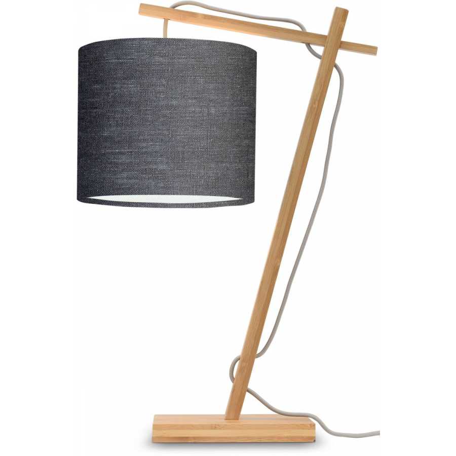 Good&Mojo Andes Table Lamp - Dark Grey & Natural