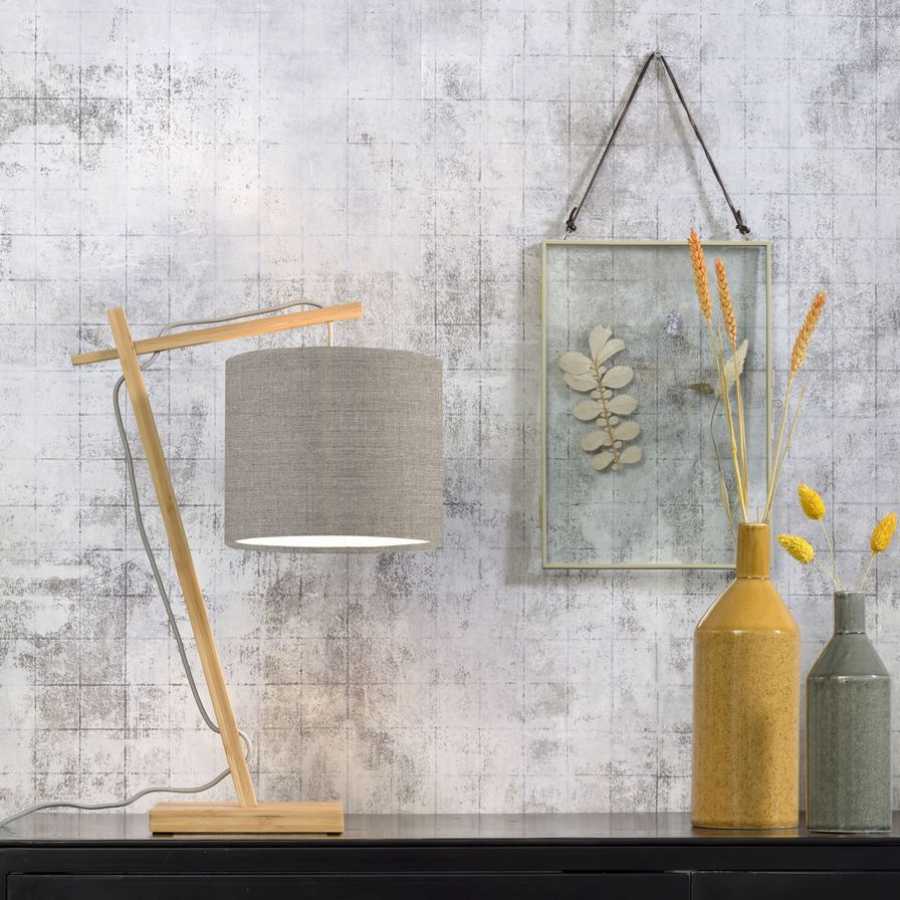 Good&Mojo Andes Table Lamp - Dark Linen & Natural