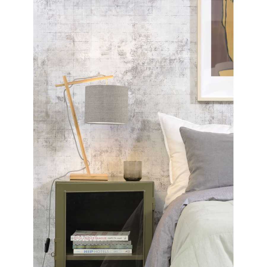 Good&Mojo Andes Table Lamp - Dark Linen & Natural