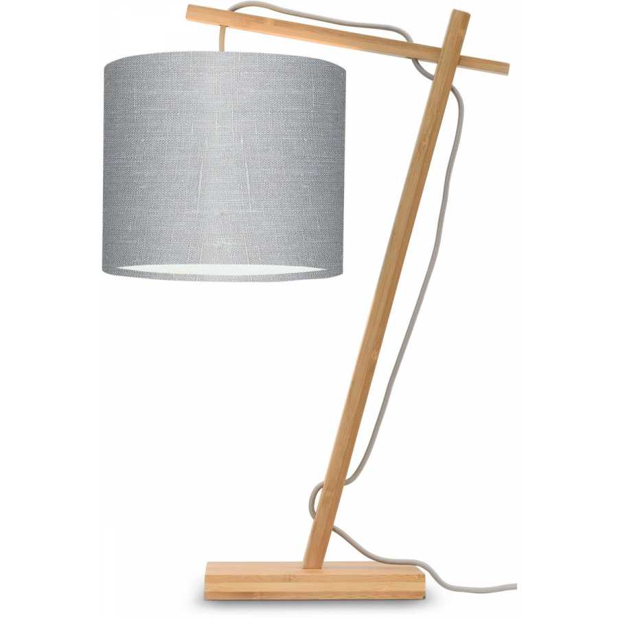 Good&Mojo Andes Table Lamp - Light Grey & Natural