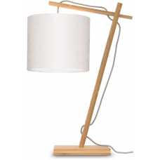 Good&Mojo Andes Table Lamp - White & Natural