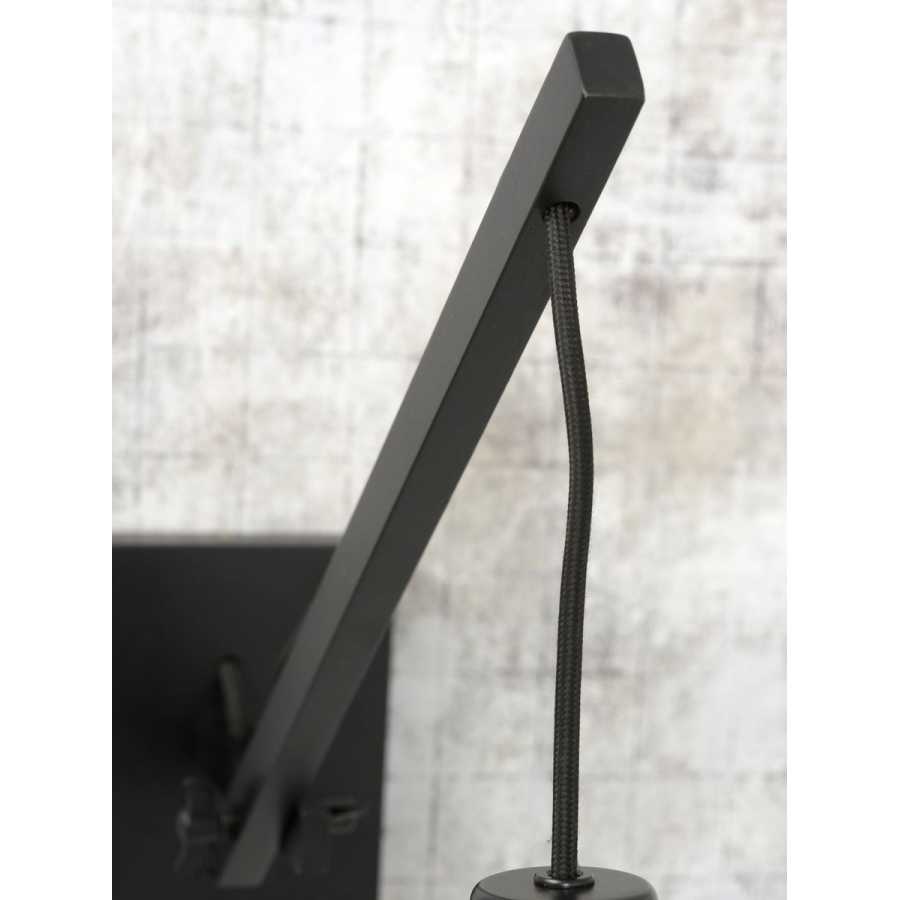 Good&Mojo Andes Hanging Wall Light - Dark Grey & Black