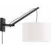 Good&Mojo Andes Hanging Wall Light - White & Black