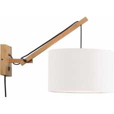 Good&Mojo Andes Hanging Wall Light - White & Natural