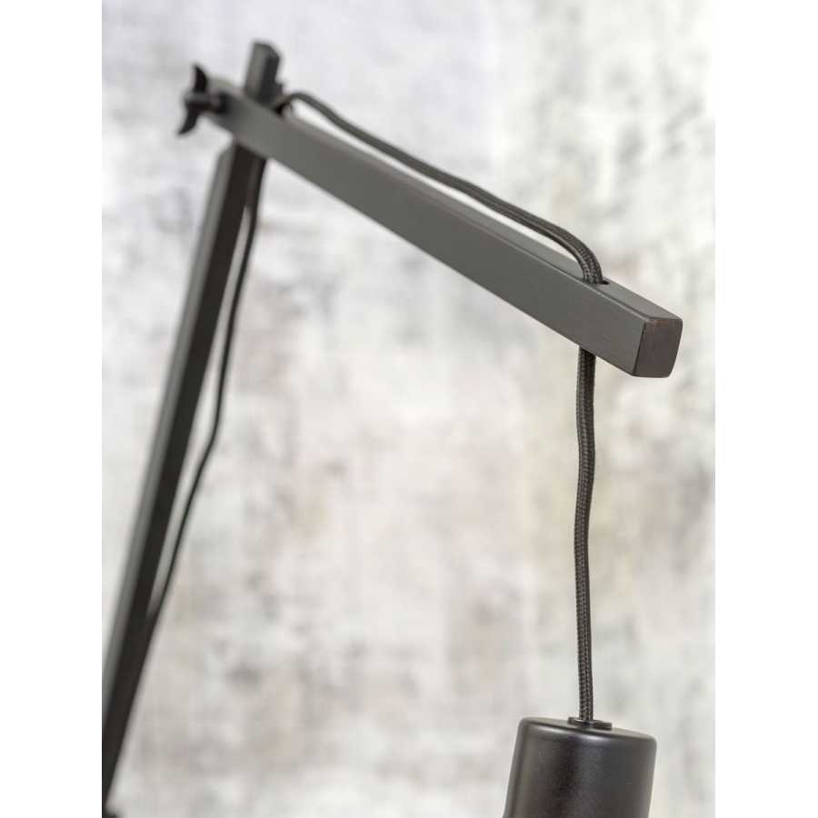 Good&Mojo Andes Long Arm Wall Light - Black - Small