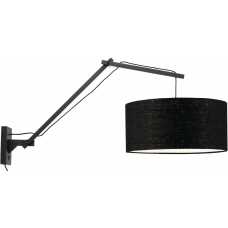 Good&Mojo Andes Long Arm Wall Light - Black