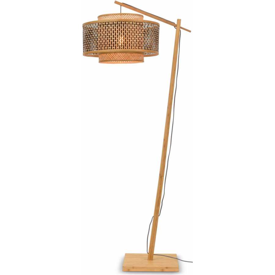 Good&Mojo Bhutan Hanging Floor Lamp - Natural - Large