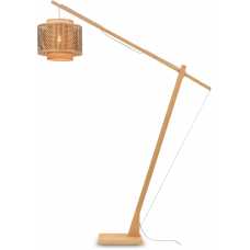 Good&Mojo Bhutan Long Arm Floor Lamp - Natural