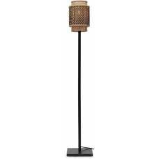 Good&Mojo Bhutan Floor Lamp - Black & Natural