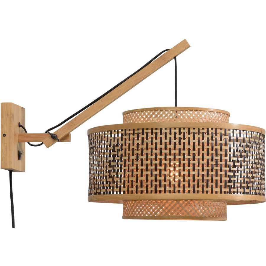 Good&Mojo Bhutan Hanging Wall Light - Natural - Large