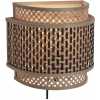 Good&Mojo Bhutan Flush Wall Light - Black & Natural