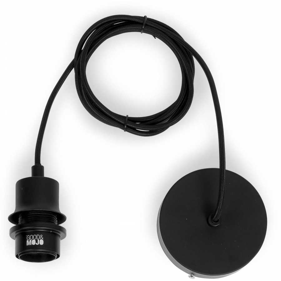 Good&Mojo Borabora Pendant Light - Black - Small