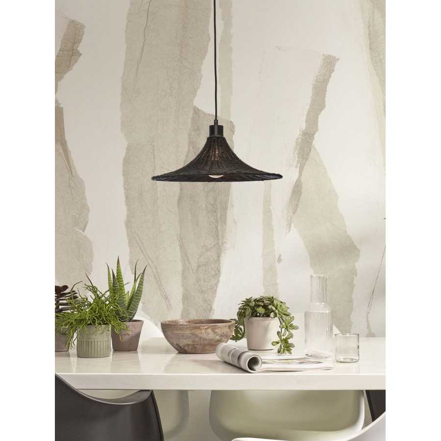 Good&Mojo Borabora Pendant Light - Black - Small