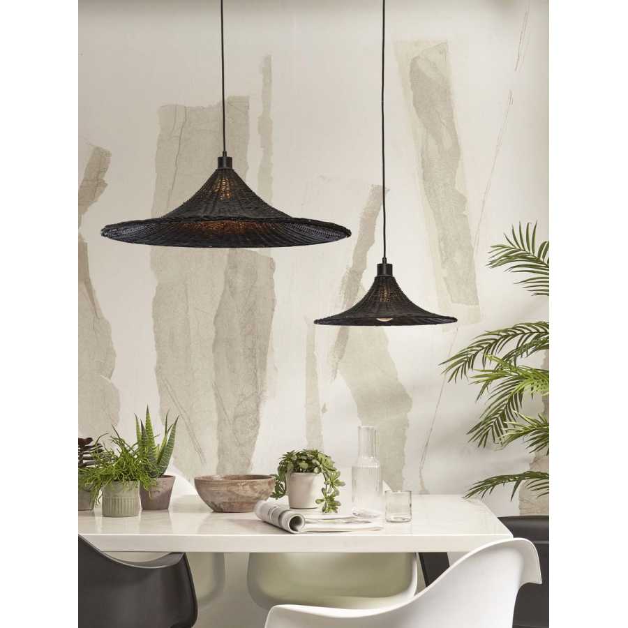 Good&Mojo Borabora Pendant Light - Black - Small