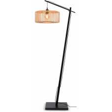 Good&Mojo Bromo Hanging Floor Lamp - Black & Natural