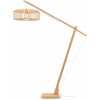 Good&Mojo Bromo Long Arm Floor Lamp - Natural