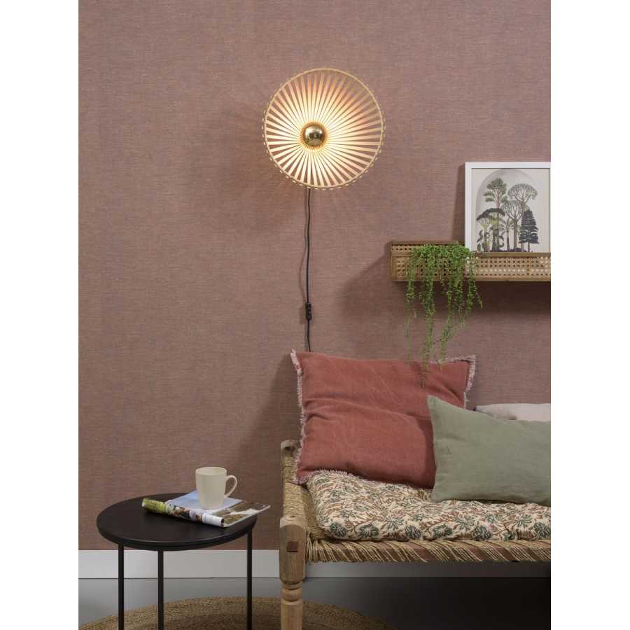 Good&Mojo Bromo Angled Cone Wall Light - Natural - Small