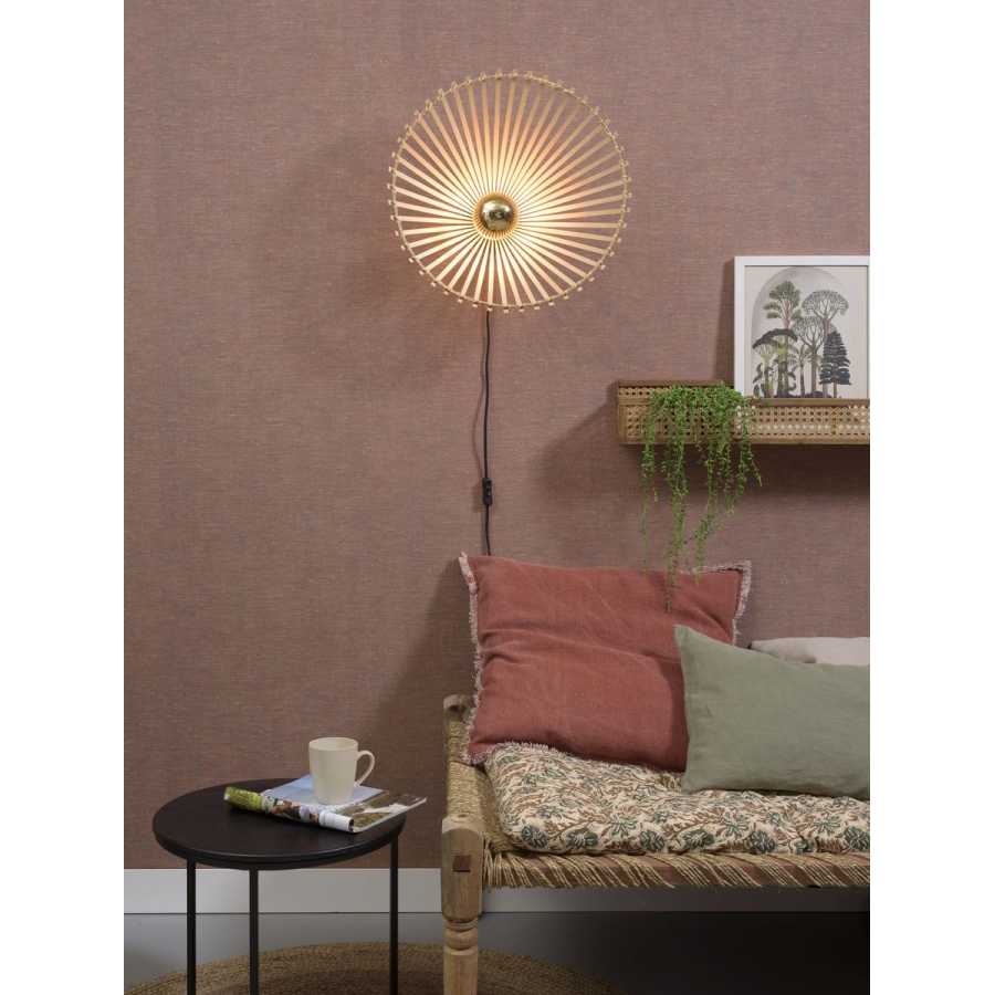 Good&Mojo Bromo Angled Cone Wall Light - Natural - Medium