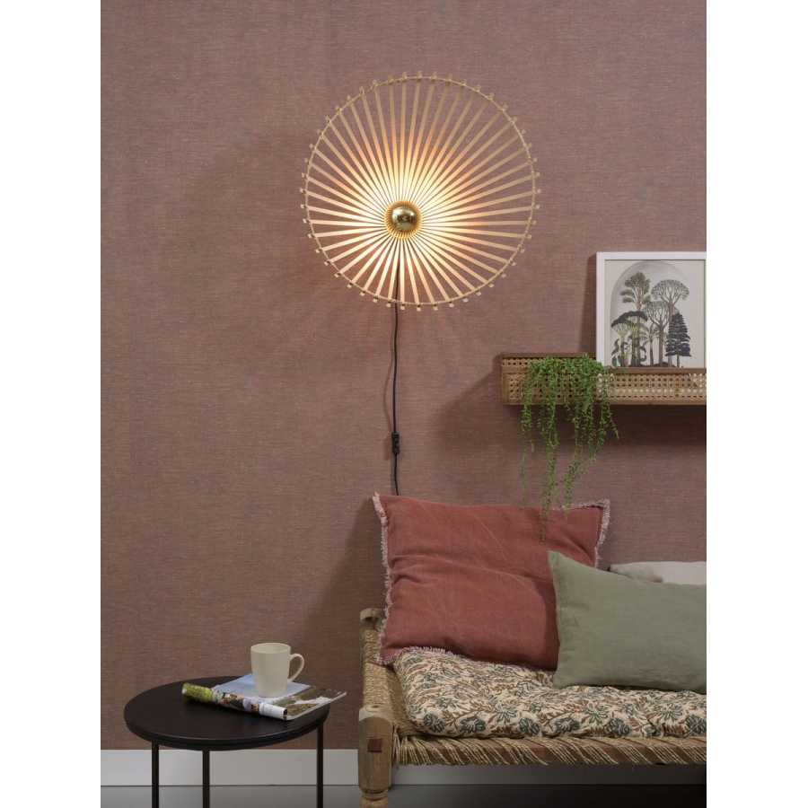 Good&Mojo Bromo Angled Cone Wall Light - Natural - Large