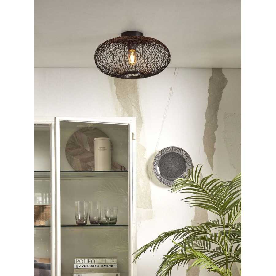 Good&Mojo Cango Ceiling Light - Black - Small