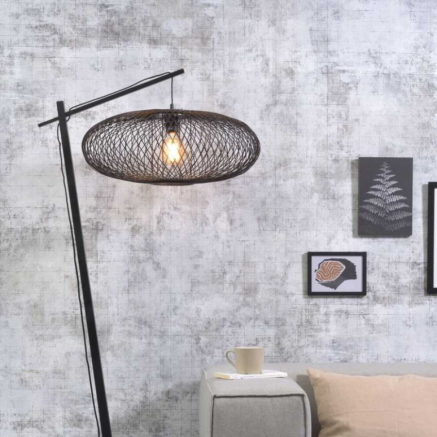 Good&Mojo Cango Hanging Floor Lamp - Black - Large