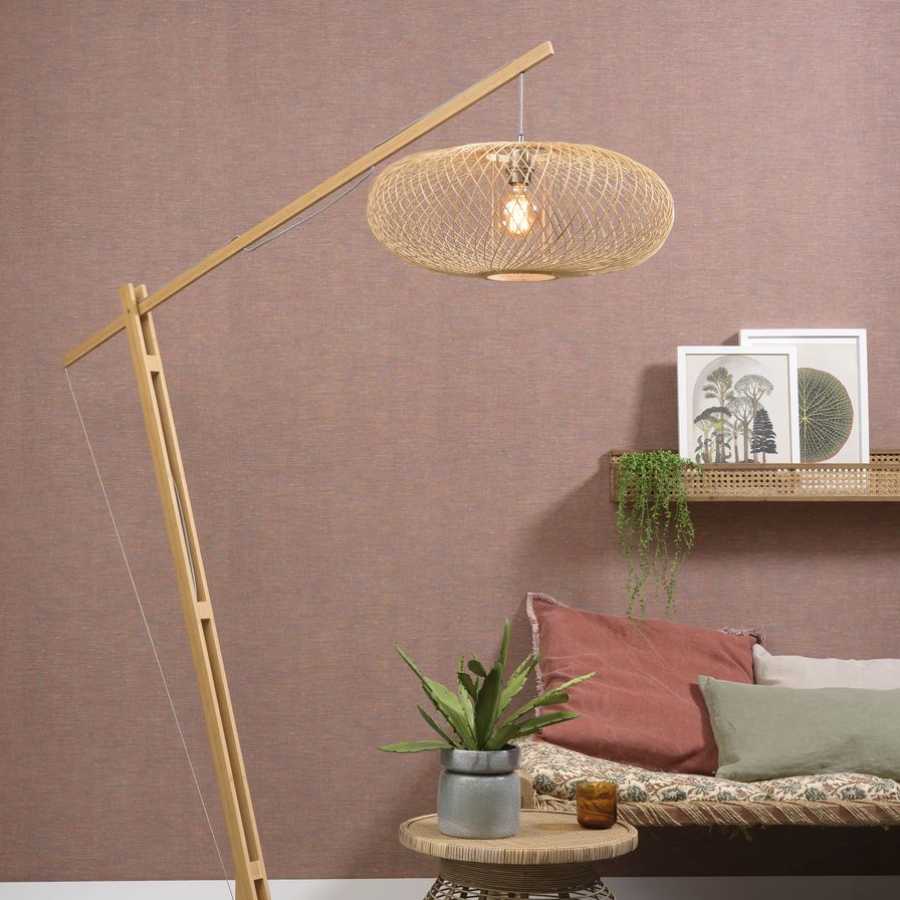 Good&Mojo Cango Long Arm Floor Lamp - Natural