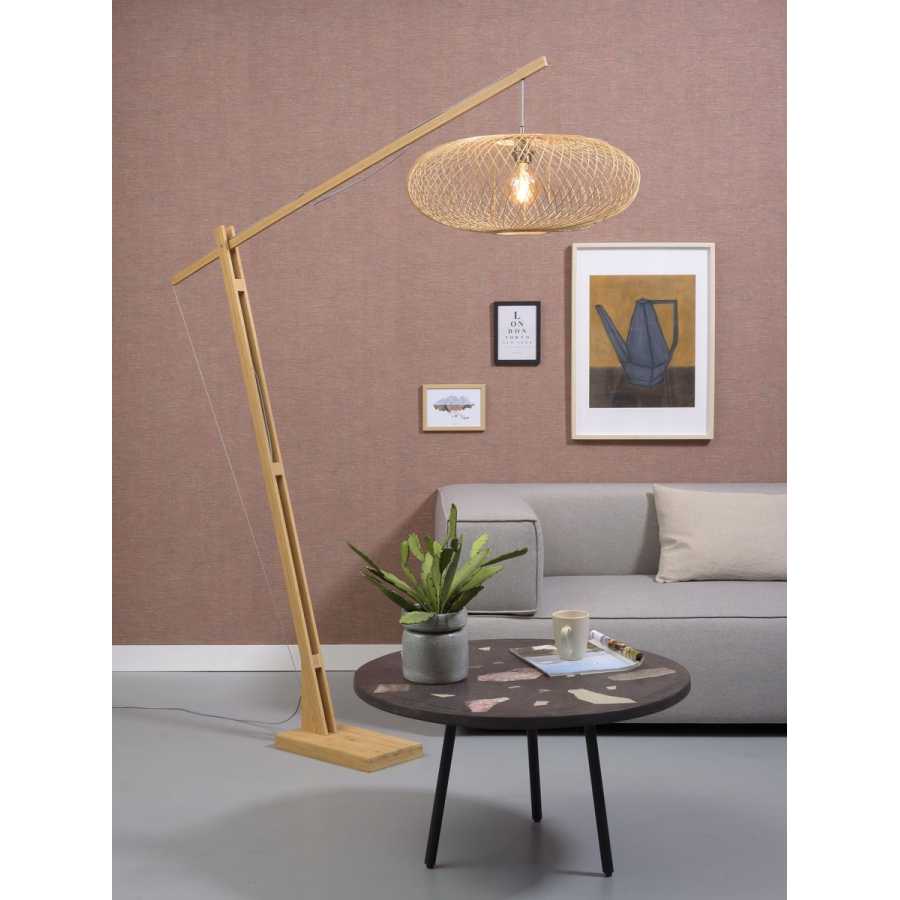 Good&Mojo Cango Long Arm Floor Lamp - Natural