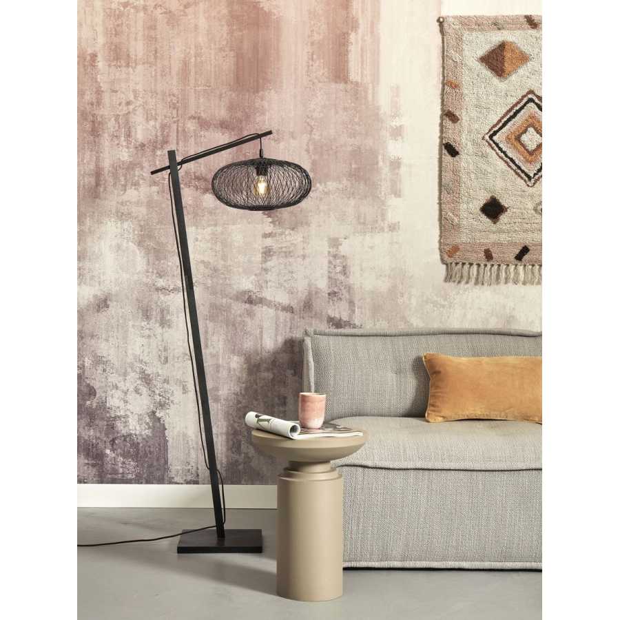 Good&Mojo Cango Hanging Floor Lamp - Black - Small