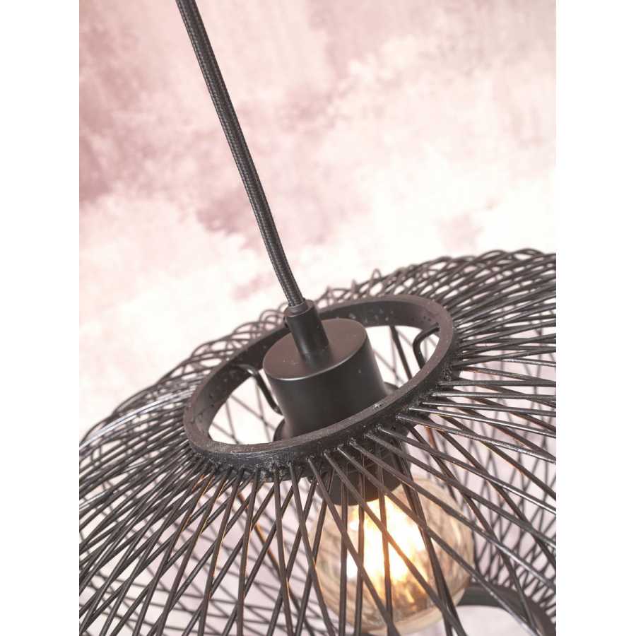Good&Mojo Cango Hanging Floor Lamp - Black - Small
