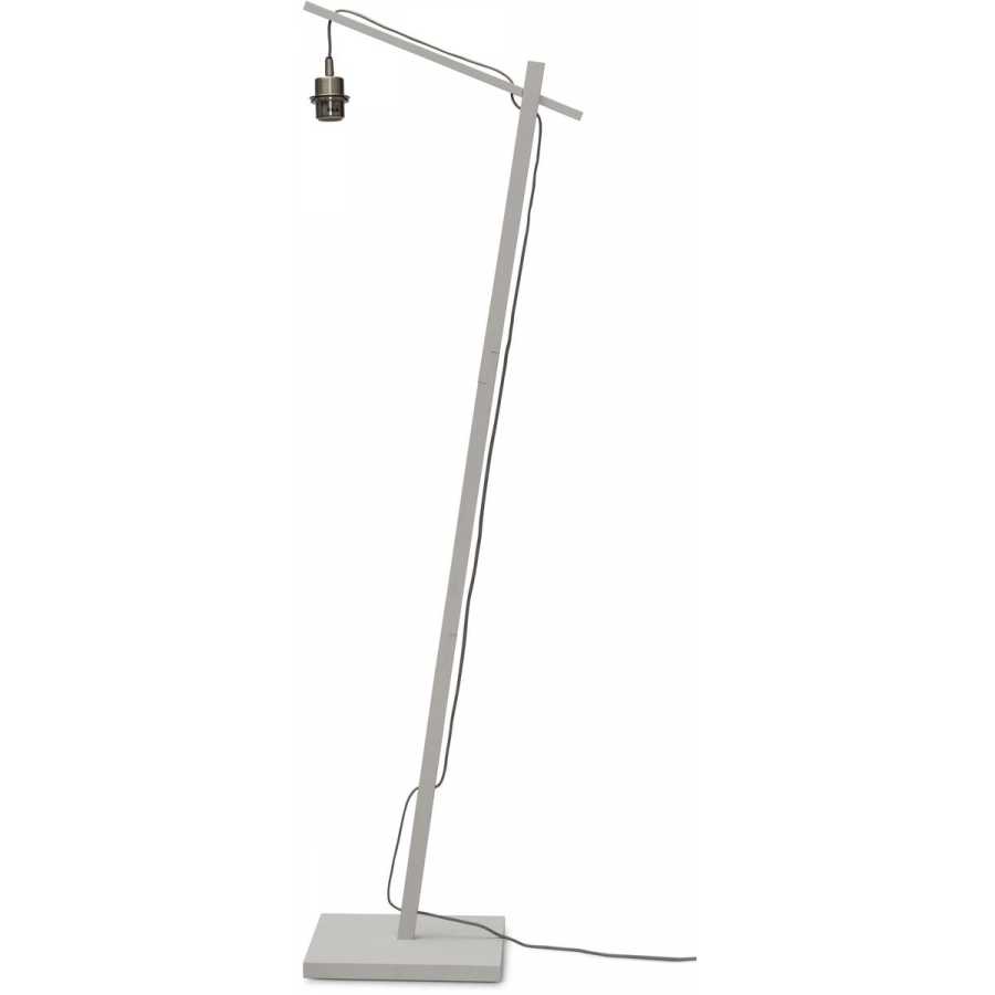 Good&Mojo Cango Hanging Floor Lamp - White & Natural