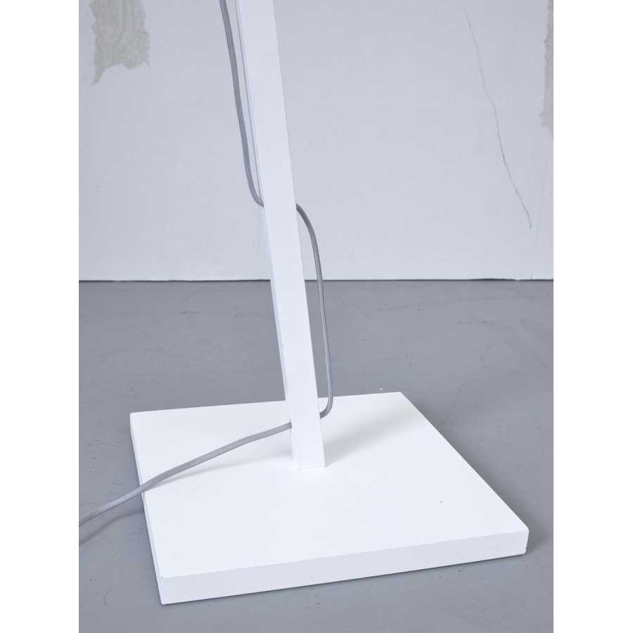 Good&Mojo Cango Hanging Floor Lamp - White & Natural