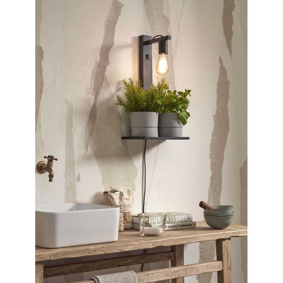 Good&Mojo Flores Wall Light - Black