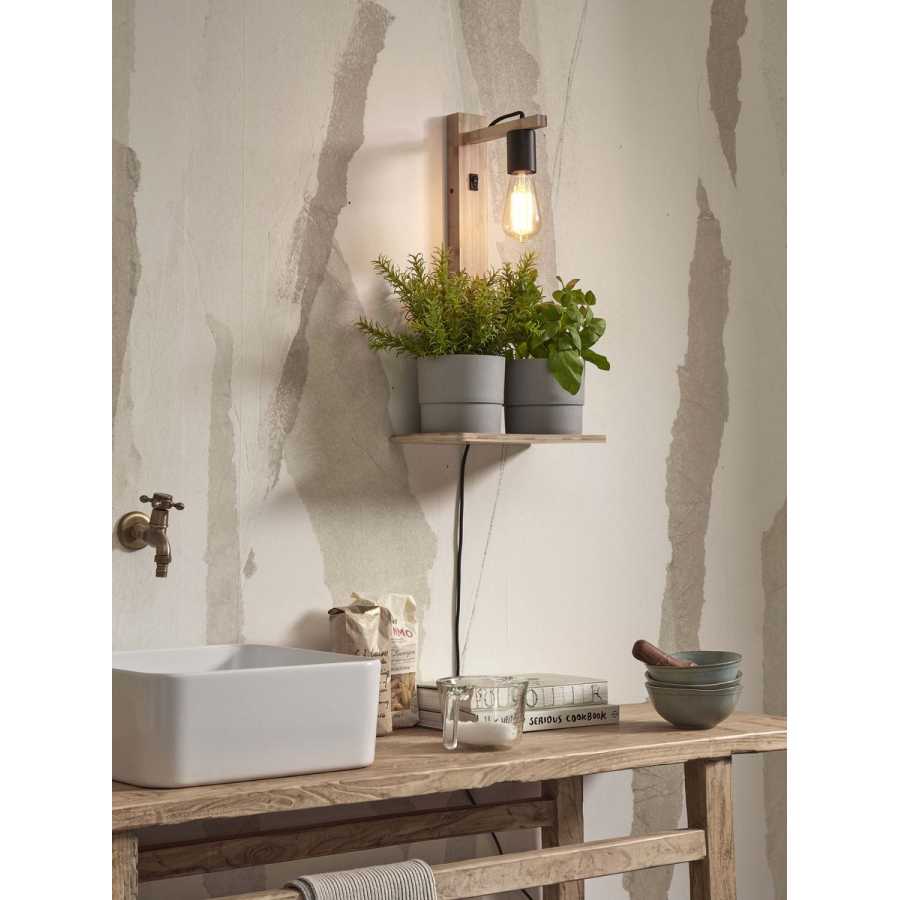 Good&Mojo Flores Wall Light - Natural