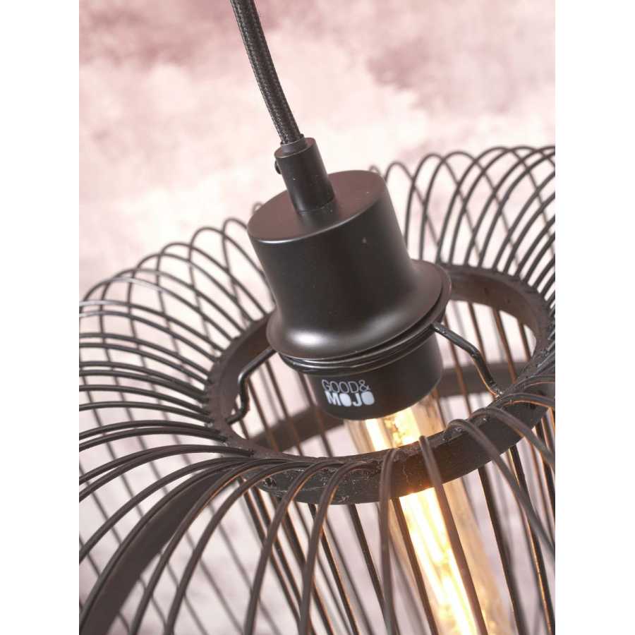 Good&Mojo Hokkaido Floor Lamp - Black - Large