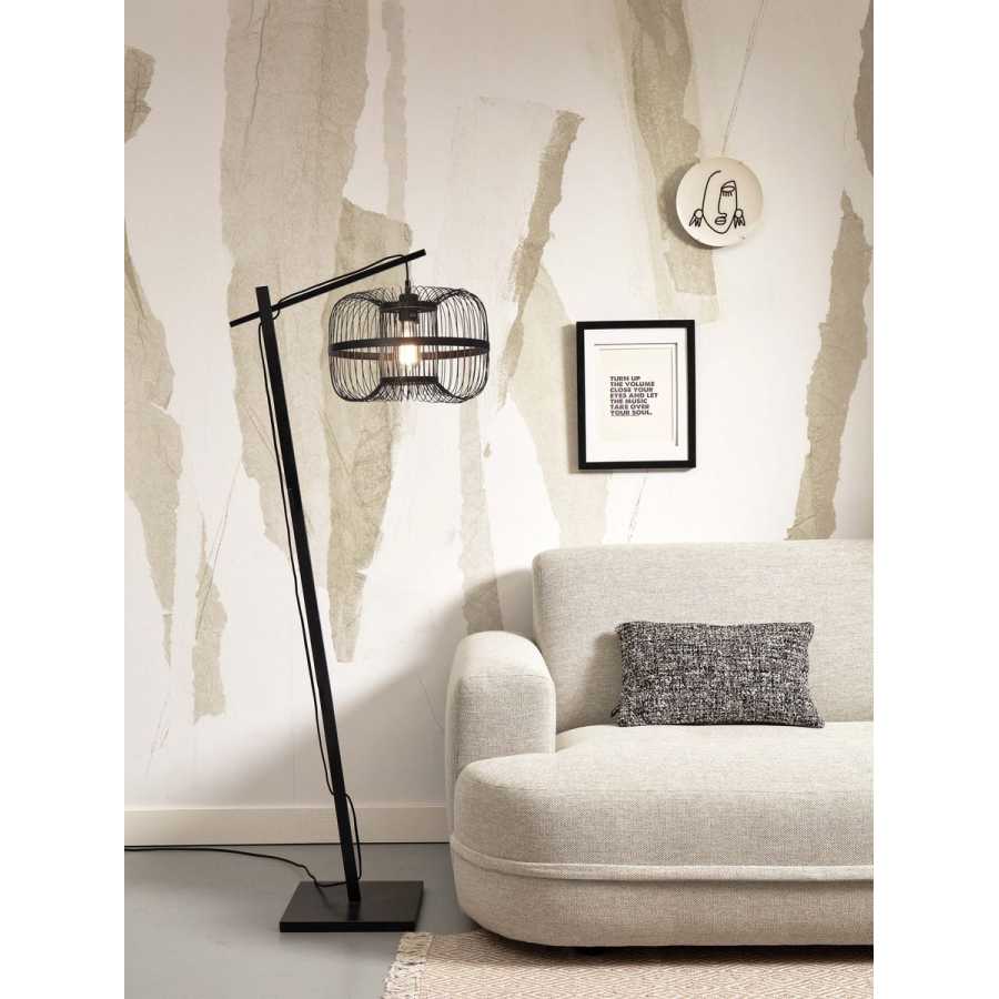 Good&Mojo Hokkaido Floor Lamp - Black - Small