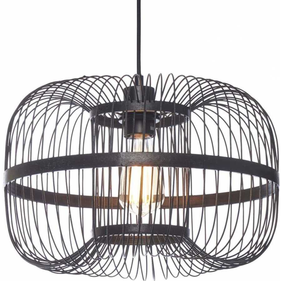 Good&Mojo Hokkaido Pendant Light - Black - Small