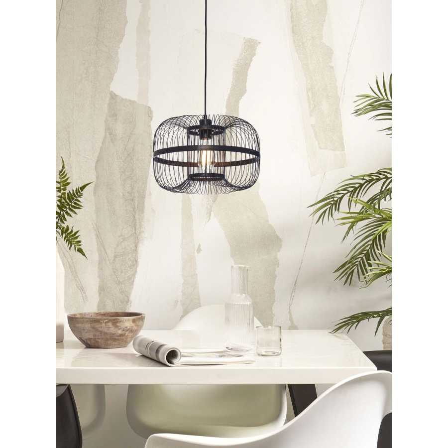 Good&Mojo Hokkaido Pendant Light - Black - Small